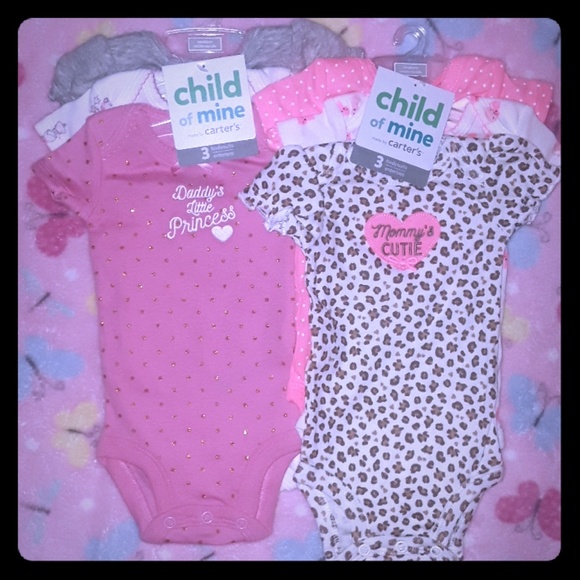 Carter's Other - 2 sets of 3 Carter's bodysuits